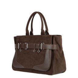 89-6971-1 coffee, Женская замшевая сумка, Barcelo Biagi