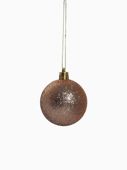 Ёлочные игрушки Мелодия ассорти люкс, шары новогодние, d=6 см, набор 24 шт., бело-золотой - Зимнее волшебство фото 17