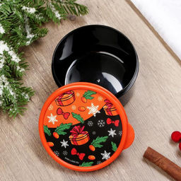 Цена за 2 шт. Ланч - бокс новогодний С новым годом, 300 мл - Сима-ленд фото 2