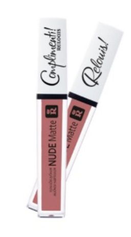 Relouis Bel Помада губная жидкая матовая "Nude Matte Complimenti! Relouis" №18 теплый персик