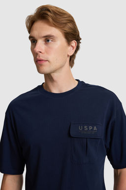 Erkek Lacivert Comfort Fit Bisiklet Yaka Ti__rt - U.s. polo assn фото 2