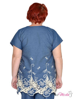 Туника Модель №1495 размеры 44-84 - Plusmoda фото 3