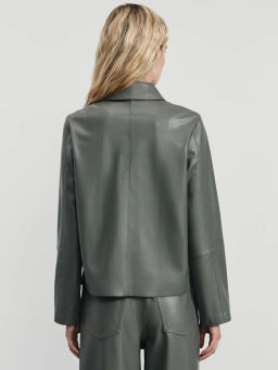 Жакет из искусственной кожи / Zarina фото 5