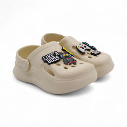 Кроксы 24RL23-2 бежевые