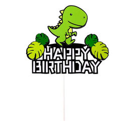 Цена за 6 шт. Топпер для торта «С Днём Рождения»