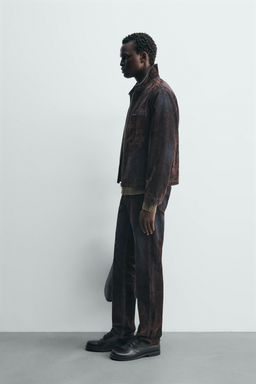 FLOCKED VELVET JACKET - Zara фото 3