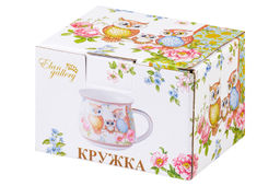 Кружка 250 мл 11*8,5*7 см Совушки, бочонок, NEW BONE CHINA - Elan gallery фото 5