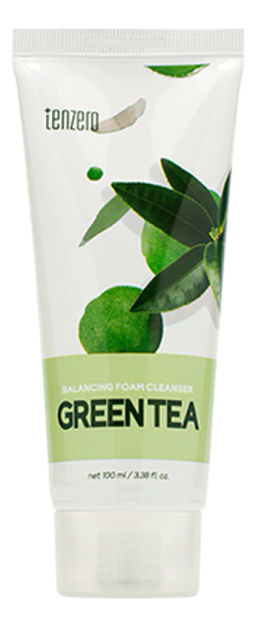 Пенка для умывания с экстрактом зеленого чая TENZERO Balancing Foam Cleanser Green Tea , 100g