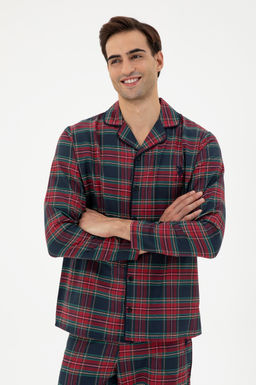 Мужской бордово-красный пижамный комплект Неожиданная скидка в корзине - U.s. polo assn фото 3