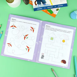 Книжка с заданиями для детей. Серия "Готовим руку к письму" арт. 72155 ОБВОДИМ ПО КОНТУРУ /165?205 мм, 8 л., блок - офсет 100 г/м?, полноцветная печать, обл - мелованная бумага 170 г/м?, мягкий переплёт (2 скобы),