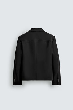 BLAZER ESTRUCTURA / Negro - Zara фото 8