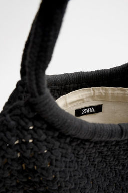 MACRAME SHOPPER BAG - Zara фото 12