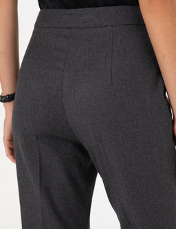 Antrasit Flare Fit Y_n Kuma_ Pantolon