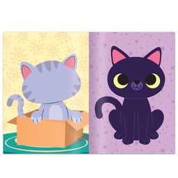 Книга с наклейками Милые мордашки. Создай своего питомца, 12 стр., 75 наклеек - Буква-ленд фото 2