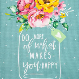 Набор кухонных полотенец Доляна «Цвети» 35×60 см-4 шт., 100% хл