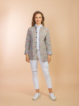 Жакет двухсторонний стеганый №24-900-110 (Лето-2024)