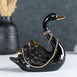 Статуэтка Лебедь черный 14 см / B3024-4A /уп 36/ - Галеонтрейд фото 3