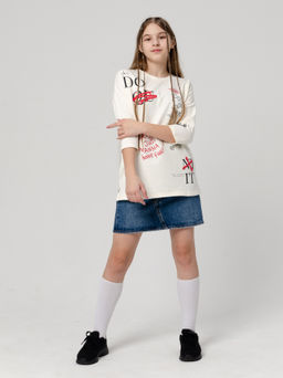 877Д Футболка детская " Экрю"