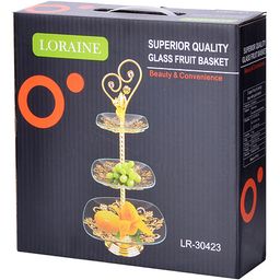 30423 Конфетница 3х ярус. ВАНЕССА-ПРЕМИУМ LR (х6) - Mayer&boch фото 4