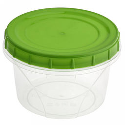 Контейнер пластмассовый 0,7л, д12,5см, h8,5см, универсальный, полипропилен, цвета микс (Россия) - Домашняя мода фото 2