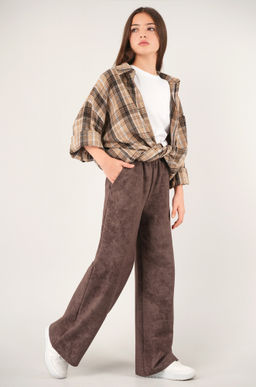 Брюки палаццо из футера для девочки Happyfox