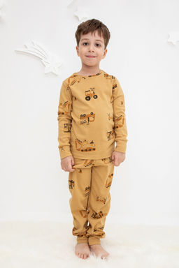 К 1552/грузовые машины на песочном, пижама