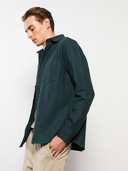 Regular Fit Uzun Kollu Erkek G?mlek Ceket