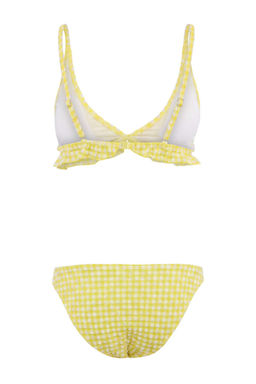 Sar_ Ekose Desenli __gen Kapl_ Dokulu F_rf_rl_ D___k Bel Regular Bikini Tak_m_ TBESS26BT00025 - Trendyolmilla фото 2