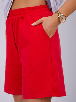 Костюм Марина красный, трикотаж - Малина фото 8