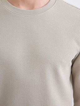 Bisiklet Yaka Erkek Sweatshirt