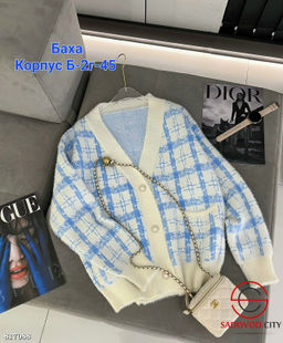 Кардиган женский с мехом - Bruno фото 2