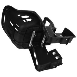 Велокресло заднее, крепление на багажник, цвет чёрный