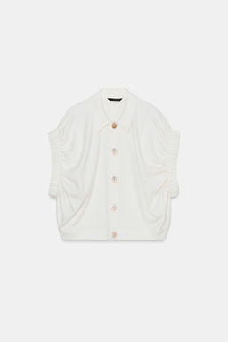 CAMISA SISA ANCHA / Crudo - Zara фото 6