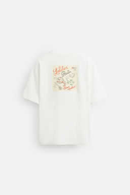 CONTRAST EMBROIDERY T-SHIRT - Zara фото 8