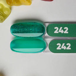 Гель-лак Glass №242 - зелёный - Patrisa nail фото 3