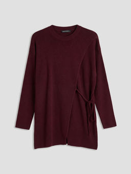 Bisiklet Yaka Kad?n Triko Tunik