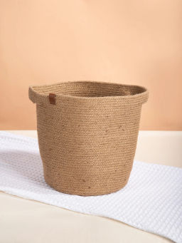 Корзина плетеная, 28х32см, цвет бежевый