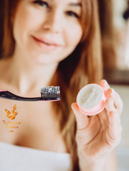 Зуб.паста Отбеливающая "Бамбуковый Уголь" ROСHJANA
 30 гр