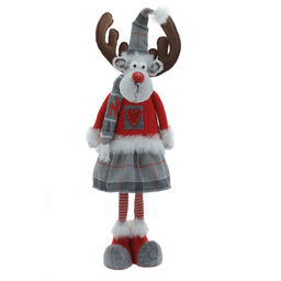 Игрушка набивная "Олень", L28 W15 H72/64 см, 2в.