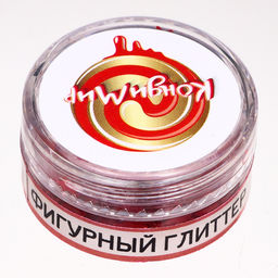 Глиттер фигурный Звёзды, красные