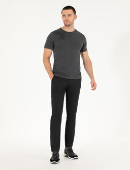 Siyah Regular Fit Kanvas Pantolon - Pierre cardin фото 8