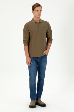 Мужской свитшот цвета хаки Неожиданная скидка в корзине - U.s. polo assn фото 4