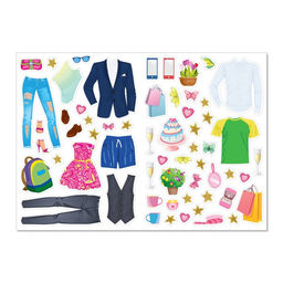 Наклейки Наряди куколку. Свадьба, 12 стр.