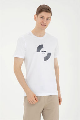 Мужская белая футболка