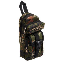Пенал школьный Рюкзачок-милитари, на молнии, 2 отделения, МИКС - Calligrata фото 2