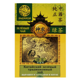 Традиционный китайский зеленый чай Shennun, Китай, 100 г