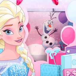 Пакет подарочный, 31×26×11 см, упаковка, Холодное сердце