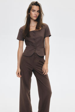 Top con botonadura frontal - H&m фото 4