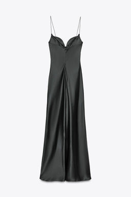 LONG SATIN DRESS - Zara фото 6