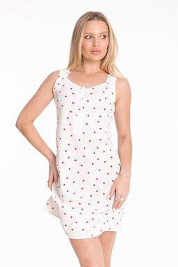 Сорочка М325376мк молочный/красный - Елена фото 5